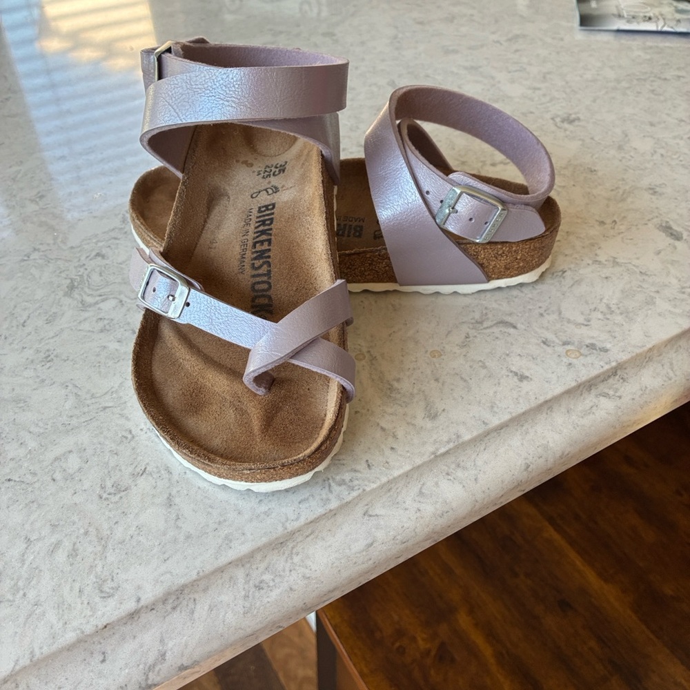 Birkenstock Women's Pastel Lavender Strappy Sandals